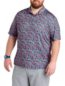 ���[�{�b�N �����Y �g�b�v�X �|���V���c �t�����[�� �g�[�� �t�����[ Reebok Big & Tall Island Floral Americana Polo Shirt Multi �}���`�J���[