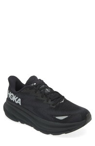 �z�J�I�l�I�l �����Y �V���[�Y �X�j�[�J�[ HOKA Clifton 9 Gore-Tex Waterproof Running Shoe Black / Black �u���b�N