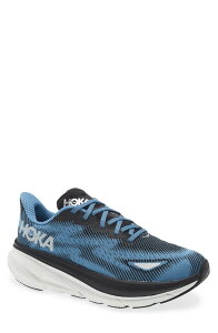 �z�J�I�l�I�l �����Y �V���[�Y �X�j�[�J�[ HOKA Clifton 9 Gore-Tex Waterproof Running Shoe Black / Foggy Night �u���b�N