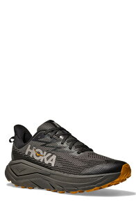 �z�J�I�l�I�l �����Y �V���[�Y �X�j�[�J�[ HOKA Challenger 8 GTX Gore-Tex Waterproof Trail Running Shoe Asphalt Grey / Varsityellow �O���[