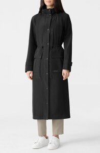 �}�b�J�[�W�� ���f�B�[�X �A�E�^�[ �W���P�b�g�E�u���]�� �R�[�g Mackage Magdalena Waterepellent Raincoat with Stowaway Hood Black �u���b�N