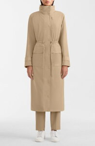 �}�b�J�[�W�� ���f�B�[�X �A�E�^�[ �W���P�b�g�E�u���]�� �R�[�g Mackage Magdalena Waterepellent Raincoat with Stowaway Hood Light Camel �L������