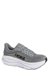 �z�J�I�l�I�l �����Y �V���[�Y �X�j�[�J�[ HOKA Bondi 9 Running Shoe Galactic Grey / Stellar Grey �O���[