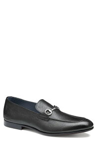 �W�����X�g���A���h�}�[�t�B�[ �����Y �V���[�Y ���[�t�@�[ Johnston & Murphy Taylor Bit Loafer Black Italian Calfskin �u���b�N