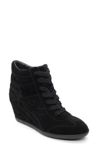 �A�b�V�� ���f�B�[�X �V���[�Y �u�[�c�E���C���u�[�c �X�j�[�J�[ Ash Boradia Wedge Sneaker Black �u���b�N