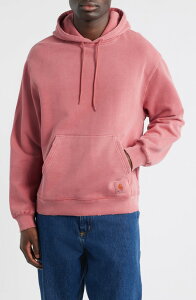 �J�[�n�[�g �����Y �A�E�^�[ �p�[�J�[�E�X�E�F�b�g �R�b�g�� Carhartt Work In Progress Torion Cotton Hoodie Marsala (Grind Wash)