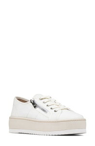 �h�i���h�v���l�[�� ���f�B�[�X �V���[�Y �X�j�[�J�[ �v���b�g�t�H�[�� Donald Pliner Fatimah Platform Sneaker White �z���C�g
