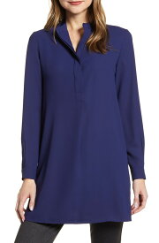 アンクライン レディース トップス シャツ Anne Klein Popover Tunic Top Distant Mountain