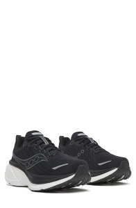 �T�b�J�j�[ �����Y �V���[�Y �X�j�[�J�[ Saucony Hurricane 25 Running Shoe Black/ White �z���C�g
