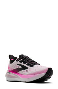 �u���b�N�X ���f�B�[�X �V���[�Y �X�j�[�J�[ Brooks Glycerin 23 Running Shoe White/Phantom/Cyber Pink �z���C�g