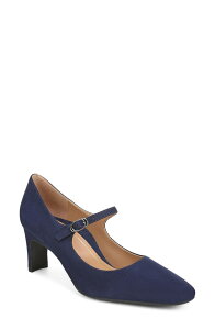 �o�C�I�j�b�N ���f�B�[�X �V���[�Y �q�[�� Vionic Samira Pump Navy Blazer Suede �l�C�r�[