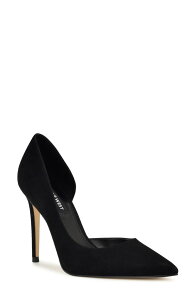 �i�C���E�F�X�g ���f�B�[�X �V���[�Y �p���v�X Nine West Folowe Half d'Orsay Pump Black Velvet �u���b�N