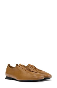 �J���y�[�� ���f�B�[�X �V���[�Y �p���v�X �I�b�N�X�t�H�[�h Camper Myra Oxford Medium Brown �u���E��