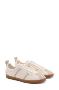 �}���S ���f�B�[�X �V���[�Y �X�j�[�J�[ �R���g���X�g MANGO Contrast Panel Sneaker White �z���C�g