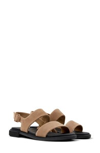 �J���y�[�� ���f�B�[�X �V���[�Y �p���v�X �T���_�� Camper Edy Slingback Sandal Medium Brown �u���E��