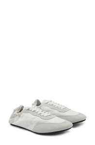 �}���S ���f�B�[�X �V���[�Y �X�j�[�J�[ ���U�[ MANGO Leather Sneaker White �z���C�g