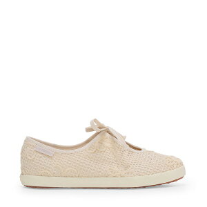�X�y���K ���f�B�[�X �V���[�Y �X�j�[�J�[ ���[�X Superga 2442 Ballerina Lace Net Flower Crochet Sneakers Beige Raw-Off White �I�t�z���C�g
