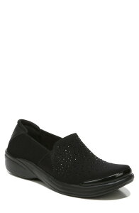 ���C�t�X�g���C�h ���f�B�[�X �V���[�Y �X���b�|���E���[�t�@�[ �X�j�[�J�[ LifeStride BZEES Poppyseed Slip-On Sneaker Black Rhinestones �u���b�N