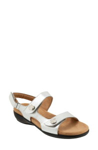 �g���b�^�[�Y ���f�B�[�X �V���[�Y �q�[�� �T���_�� Trotters Romi Sandal Silver �V���o�[