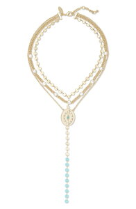 ���C�~�[ �u���b�N ���f�B�[�X �A�N�Z�T���[ �l�b�N���X�E�`���[�J�[ ���[�X Ramy Brook Saruti Necklace Gold �S�[���h