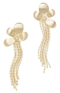 ���C�~�[ �u���b�N ���f�B�[�X �A�N�Z�T���[ �s�A�X�E�C�������O Ramy Brook Anaya Flower Drop Earrings Gold �S�[���h