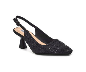 ���f�B�N�`���[�� ���f�B�[�X �V���[�Y �q�[�� LADY COUTURE Geometric Rhinestone Design Slingback Pump Black �u���b�N