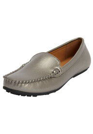 コンフォートビュー レディース シューズ パンプス Comfortview The Milena Slip On Flat Gunmetal ガンメタル