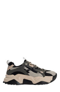 �v�����[�O�V���[�Y ���f�B�[�X�j�[�J�[ �v���b�g�t�H�[�� Prologue Shoes Loretta Platform Sneakers Black Gray �u���b�N