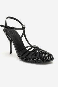 �v�����[�O�V���[�Y ���f�B�[�X �q�[�� Prologue Shoes Pasion Stiletto Pump Black Patent �u���b�N