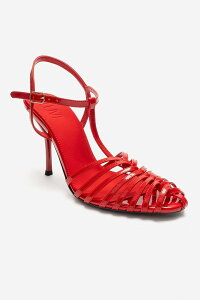 �v�����[�O�V���[�Y ���f�B�[�X �q�[�� Prologue Shoes Pasion Stiletto Pump Red Patent ���b�h