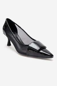�v�����[�O�V���[�Y ���f�B�[�X �p���v�X Prologue Shoes Ola Stiletto Pump Black Patent �u���b�N