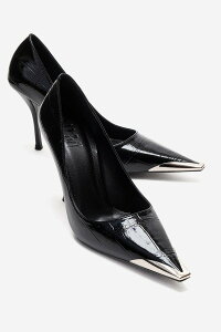 �v�����[�O�V���[�Y ���f�B�[�X �p���v�X Prologue Shoes Alvena Stiletto Pump Black Print �u���b�N