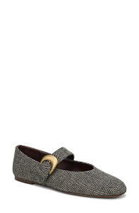�T�[�J�X NY �o�C �T���G�f���}�� ���f�B�[�X �V���[�Y �p���v�X Circus NY by Sam Edelman Bella Herringbone Mary Jane Flat Black Multi �u���b�N