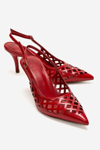 �v�����[�O�V���[�Y ���f�B�[�X �p���v�X Prologue Shoes Jever Stiletto Pump Red ���b�h
