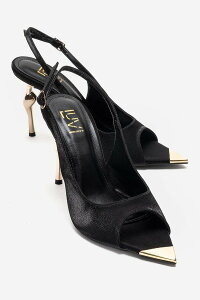 �v�����[�O�V���[�Y ���f�B�[�X �q�[�� Prologue Shoes Amore Slingback Stiletto Pump Black �u���b�N