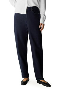 �G�C���[���t�B�b�V���[ ���f�B�[�X �{�g���X �f�j���p���c �A���N�� �W�[���Y Eileen Fisher Ankle Lantern Jeans Deep Indigo �C���f�B�S