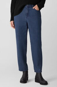 �G�C���[���t�B�b�V���[ ���f�B�[�X �{�g���X �f�j���p���c �A���N�� �W�[���Y Eileen Fisher Ankle Lantern Jeans Medium Indigo �C���f�B�S