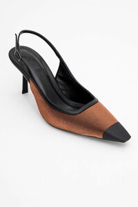 �v�����[�O�V���[�Y ���f�B�[�X �q�[�� �T�e�� Prologue Shoes Alive Satin Pointed Toe Pump Copper Satin
