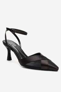 �v�����[�O�V���[�Y ���f�B�[�X �p���v�X Prologue Shoestela Stiletto Pump Black �u���b�N