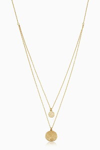 �I���f�B�i ���f�B�[�X �A�N�Z�T���[ �l�b�N���X�E�`���[�J�[ ���[�X Oradina 14K Yellow Gold Greek Medallion Laye red Necklace Yellow Gold �C�G���[
