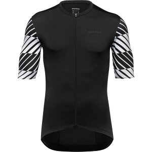 �S�A�E�F�A �����Y �g�b�v�X �V���c �W���[�W�[ GOREWEAR Swiftride Optical Jersey - Men's Black/White �z���C�g