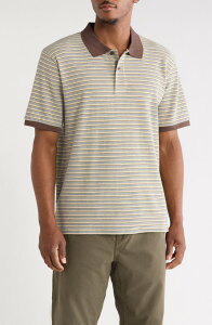 �J�[�n�[�g �����Y �g�b�v�X �|���V���c �R�b�g�� Carhartt Work In Progress Dion Stripe Cotton Polo Dion Stripe/Wax �X�g���C�v