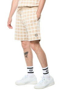 �Z���W�I�^�b�L�[�j �����Y �{�g���X �n�[�t�p���c�E�V���[�c Sergio Tacchini Damarindo Check Short Humus �`�F�b�N