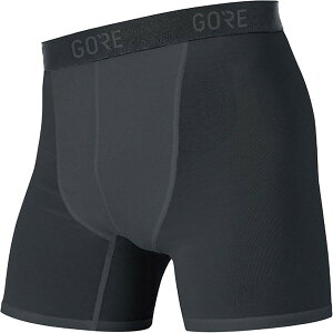 �S�A�E�F�A �����Y �{�g���X �n�[�t�p���c�E�V���[�c GOREWEAR Base Layer Boxer Short - Men's Black �u���b�N