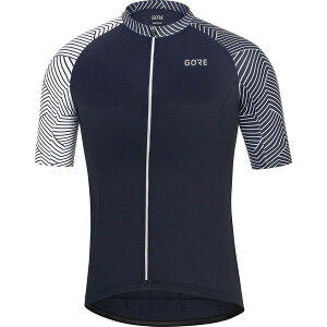 �S�A�E�F�A �����Y �g�b�v�X �V���c �W���[�W�[ GOREWEAR C5 Optiline Jersey - Men's Orbit Blue/White �z���C�g
