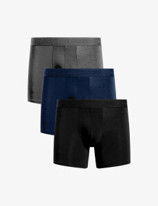 �R�}���h�[ �����Y �A���_�[�E�F�A �{�N�T�[�p���c Commando Essential Modal Modern Fit Boxer Brief 3-Pack Black/Dark Navy/Titanium �u���b�N