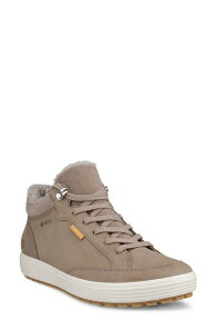 �G�R�[ ���f�B�[�X �V���[�Y �X�j�[�J�[ �t���[�X ECCO Soft 7 Tred Fleece Lined Waterproof Sneaker Taupe �g�[�v