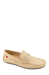 �}�[�N�W���Z�t�j���[���[�N �����Y �V���[�Y �X���b�|���E���[�t�@�[ ���U�[ Marc Joseph New York Wall Street Leather Buckle Loafer Sand Italo Grainy �T���h