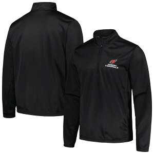 �_���u���b�N �����Y �A�E�^�[ �p�[�J�[�E�X�E�F�b�g Men's Dunbrooke Black Arizona Cardinals All-Star Tech Quarter-Zip Top Black �u���b�N