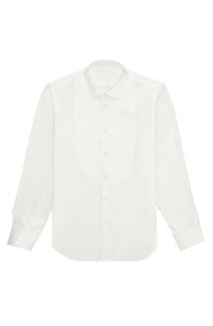 �t�H���e�� �����Y �g�b�v�X �V���c Fortela Federico Smoking Shirt White �z���C�g